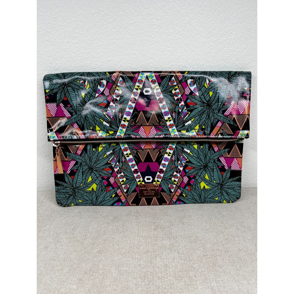 MARA HOFFMAN for SEPHORA Clutch Kaleidescape Fold Over Bag - Picture 1 of 6